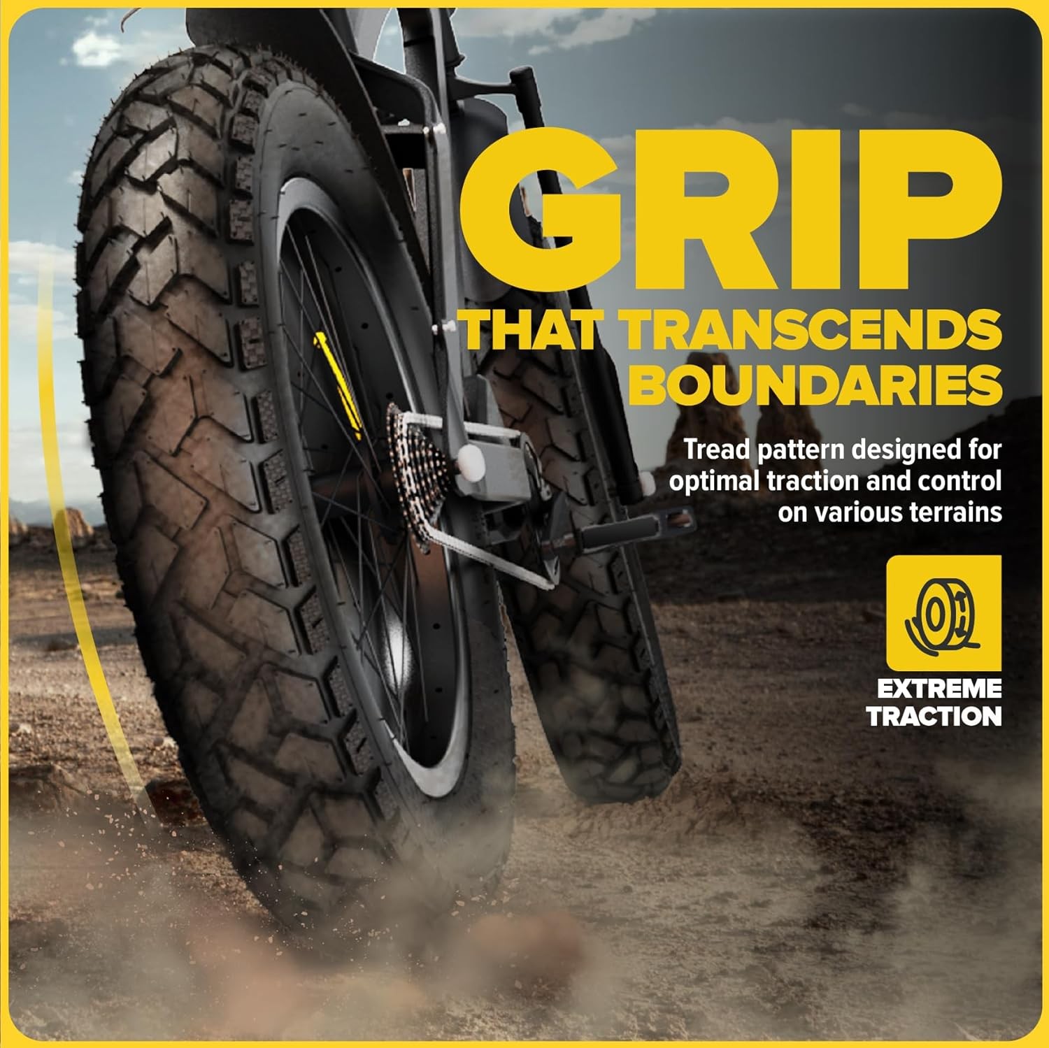 26X4 E-Bike Fat Tire - Robust, High-Performance 26Inch Fat Tyre for MTB and Ebik