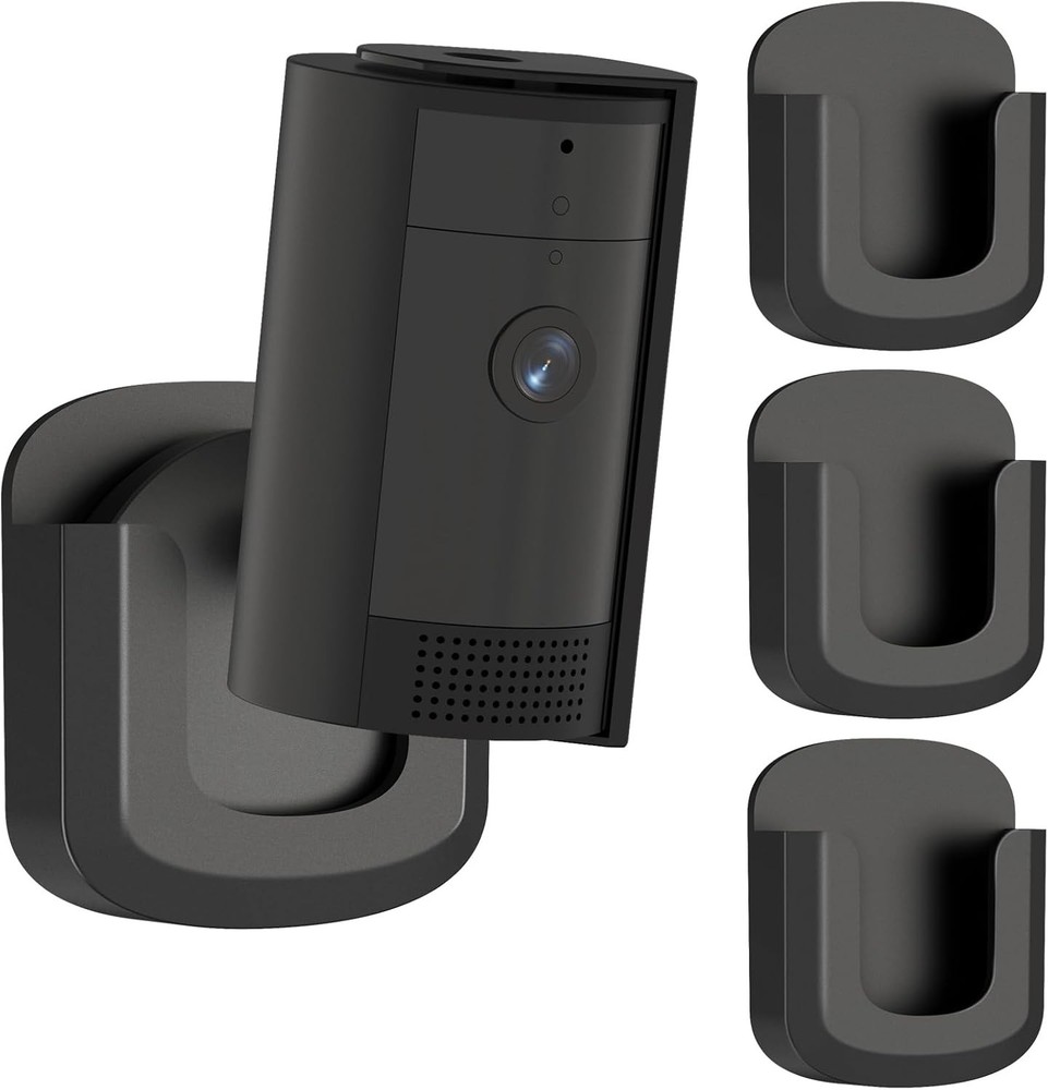 3-Pack No-Drill Wall Mount Bracket for Ring Indoor Cameras