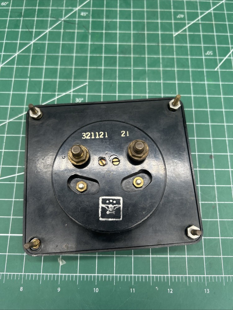 Vintage Triplett panel meter 440 Model RF Amperes