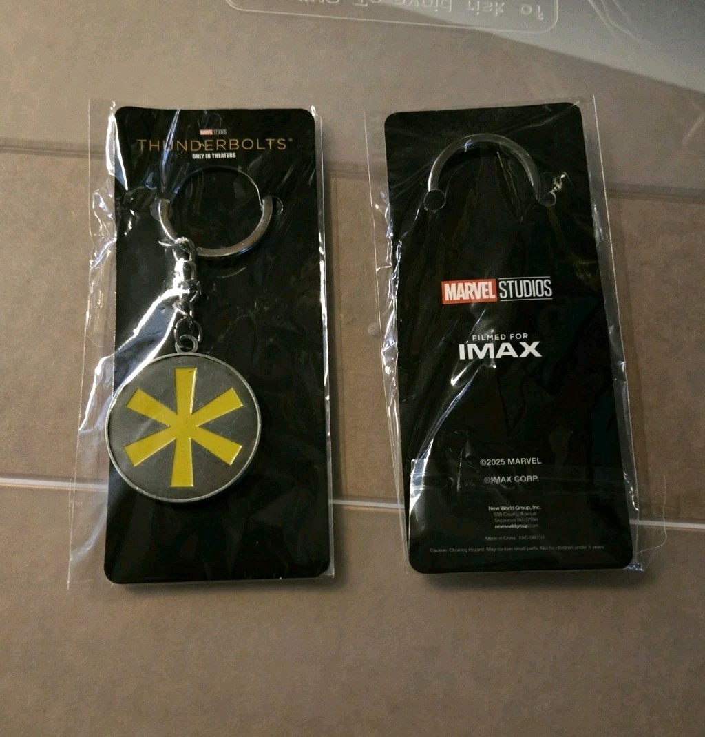 1x Thunderbolts (2025) Keychain IMAX Opening Night Fan Event (05/01/2025) New