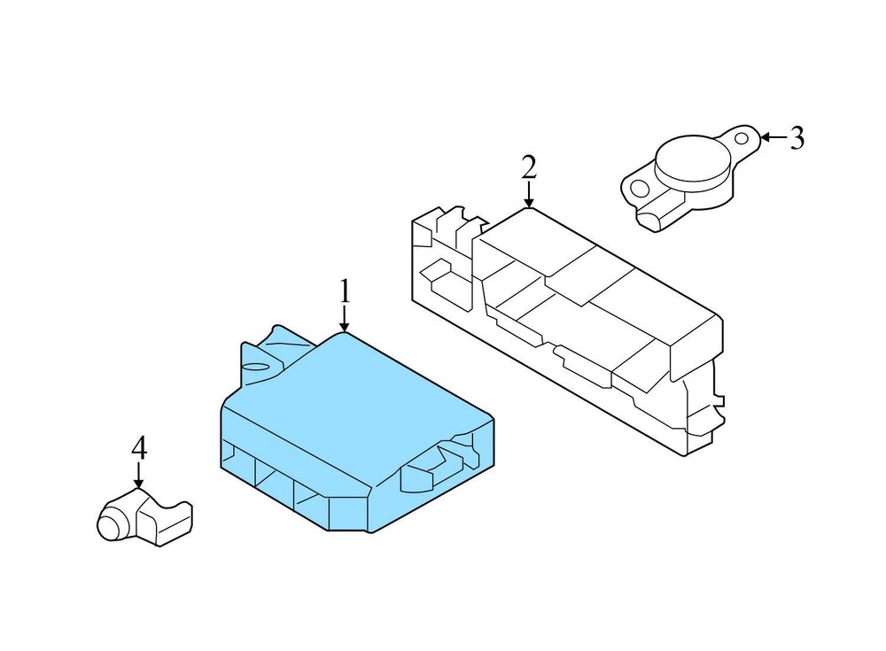 2017 AUDI A3 SPORTBACK E-TRON - PARK Assist Control Module 5QA919294