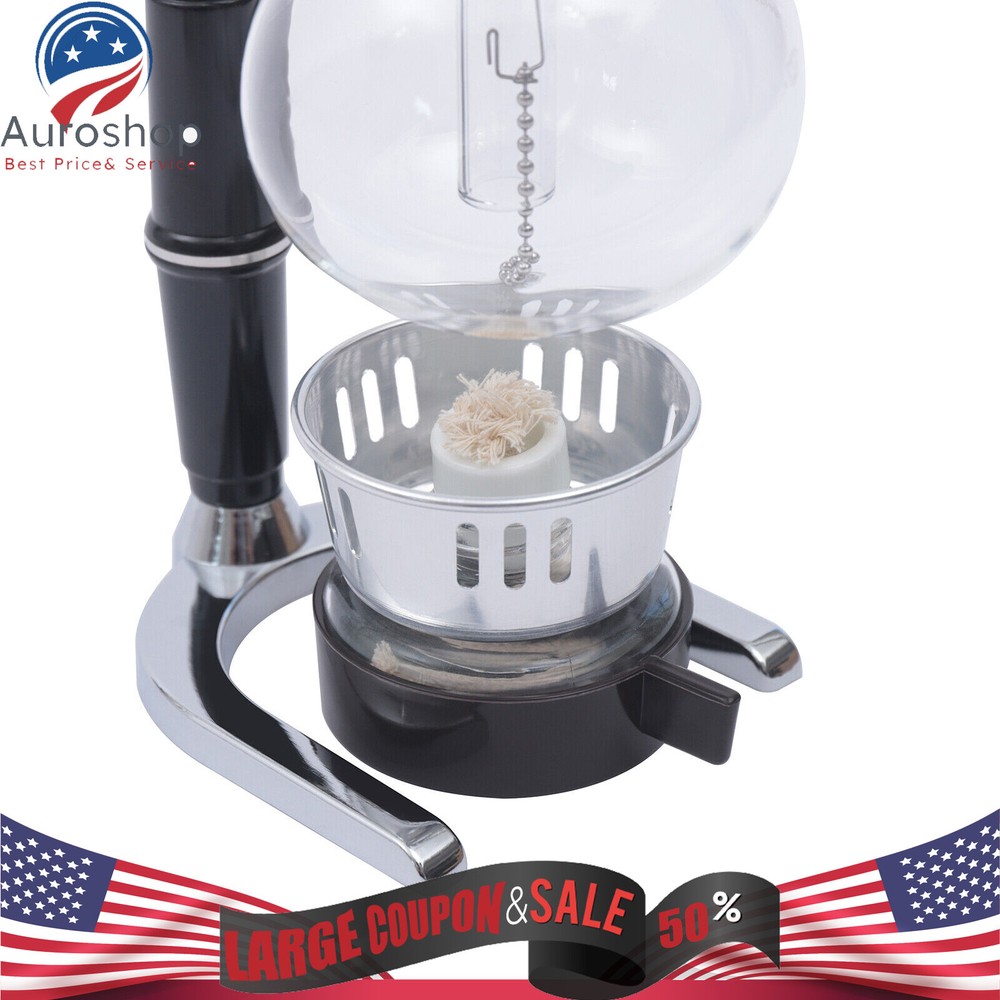 3 Cups Capacity Coffee Syphon Tabletop Siphon Coffee Maker Coffee Syphon Making