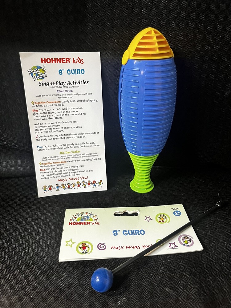 Hohner Kids 8” Guiro With Mallet