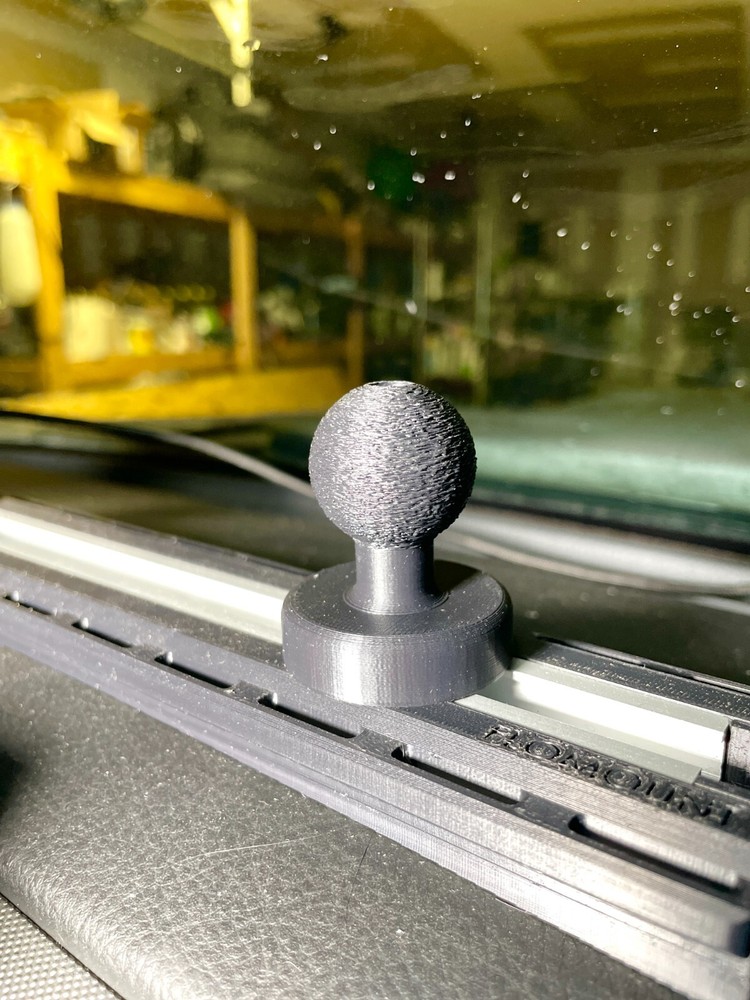 Ball Base Track Mount 1 inch for RAM 3d Printed