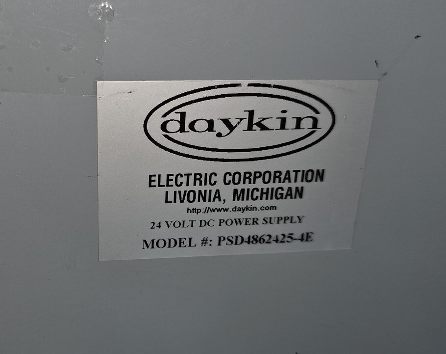 Daykin Power Supply PSD4862425-4E 24V DC Enclosed
