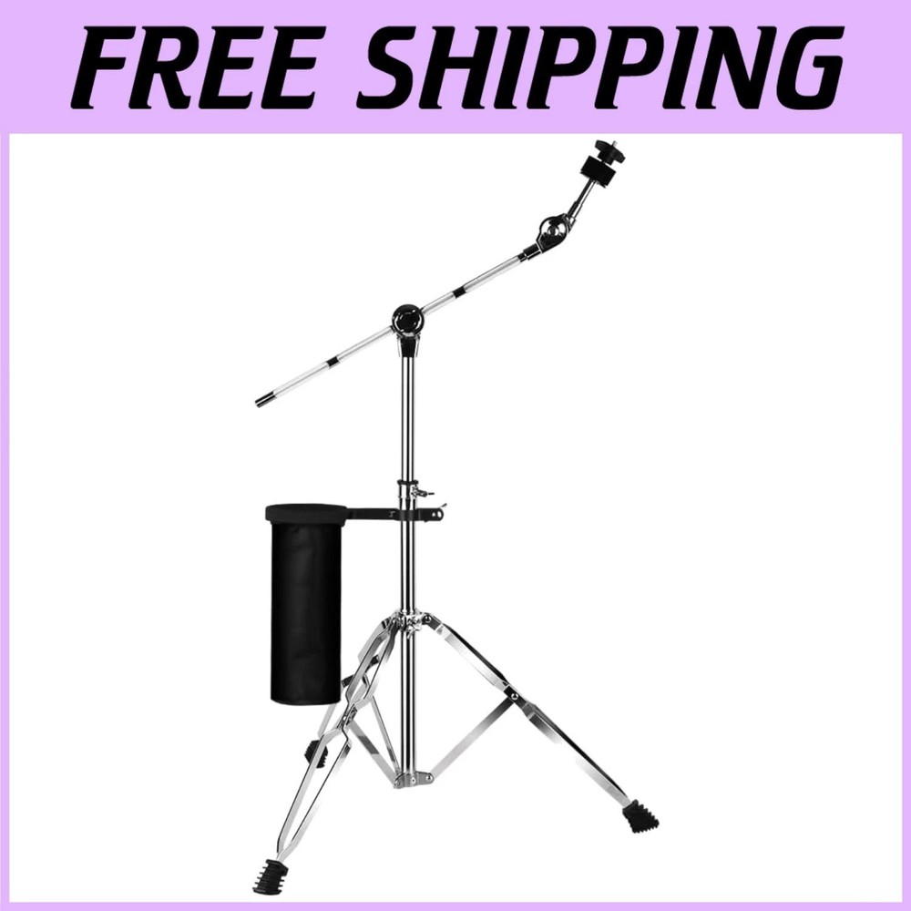 Double-Braced Cymbal Stand with Drum Sticks Holder