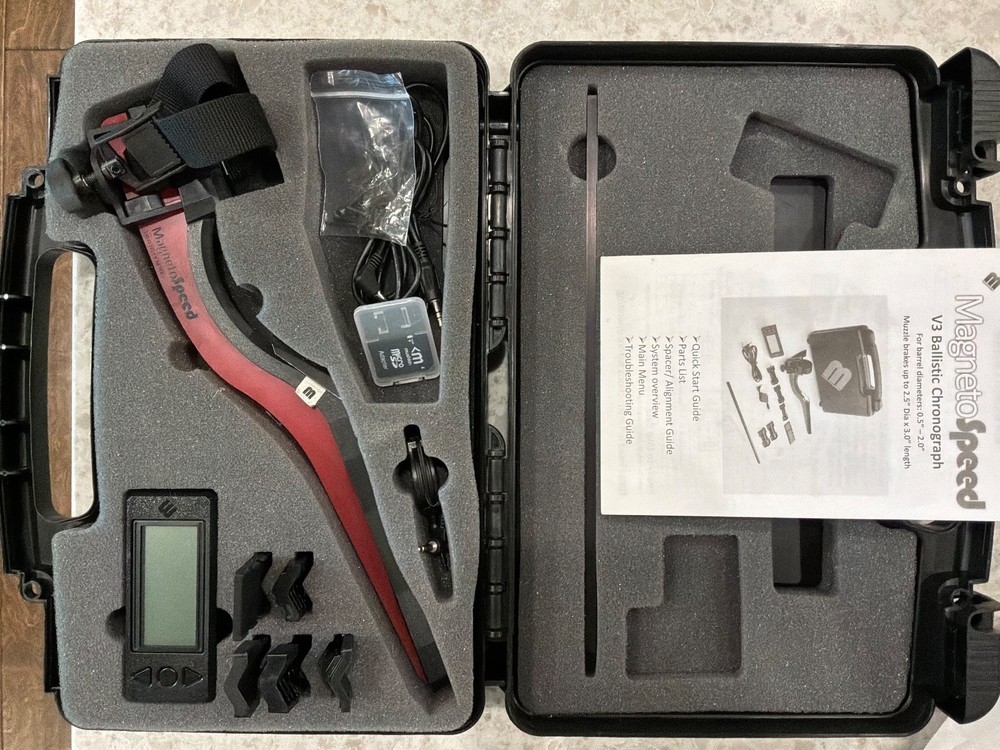 Magneto Speed V3 Barrel-Mounted Ballistic Chronograph W/Case