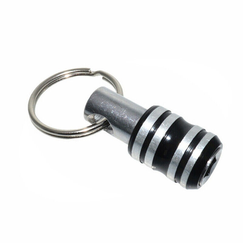5 Pcs 1/4" Hex Shank Quick Release Key Chain Screwdriver Bit Holder Bits Set e