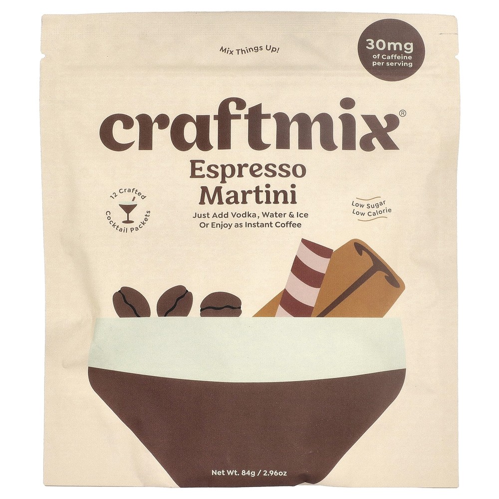 Espresso Martini, 12 Packets, 0.25 oz (7 g) Each