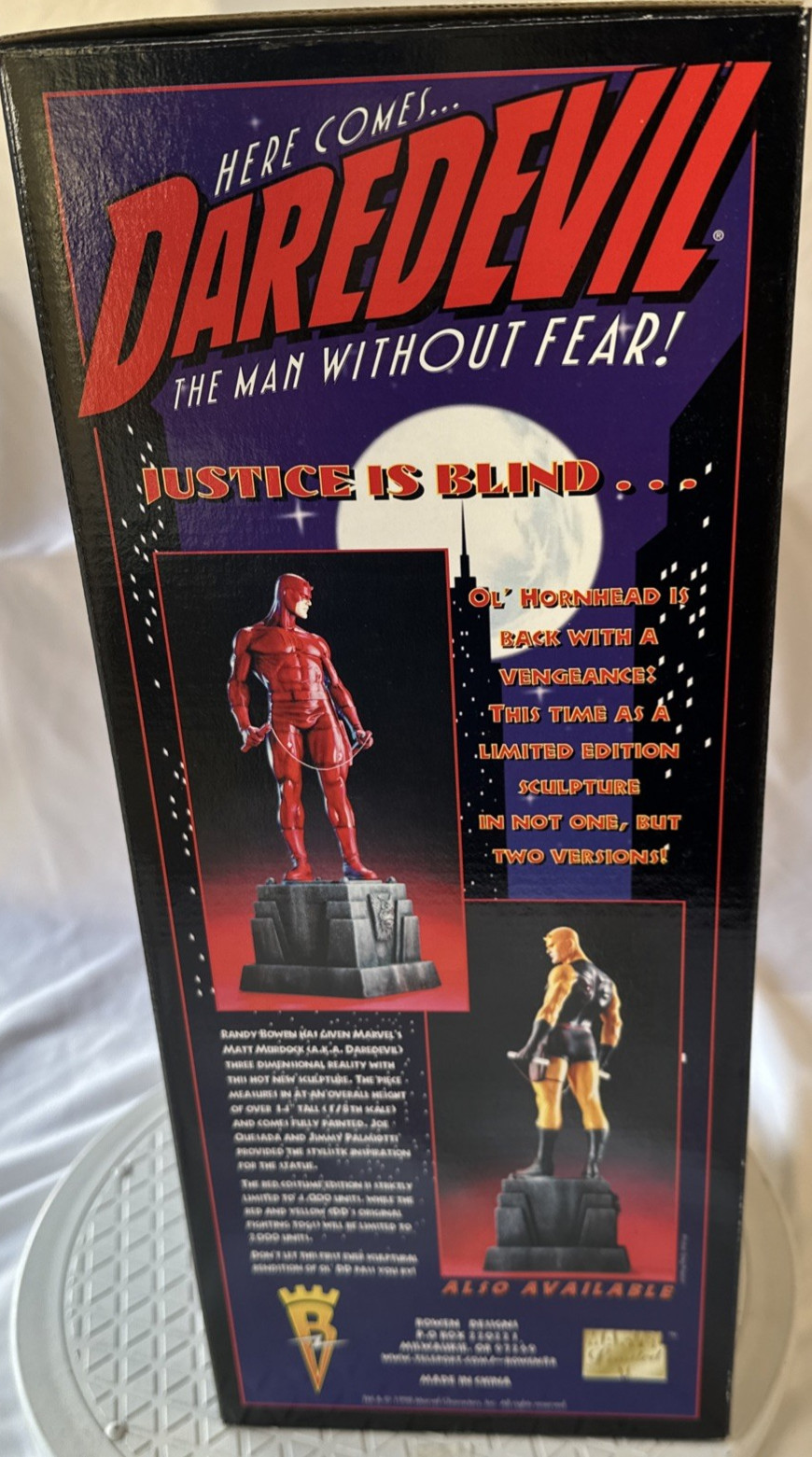 SIGNED!Set of Two Number 1s. MARVEL BOWEN DAREDEVIL THE MAN WITHOUT FEAR (S6)