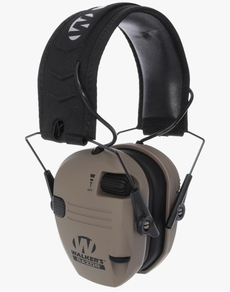 Walker's Razor Slim Electronic Muff Brown
