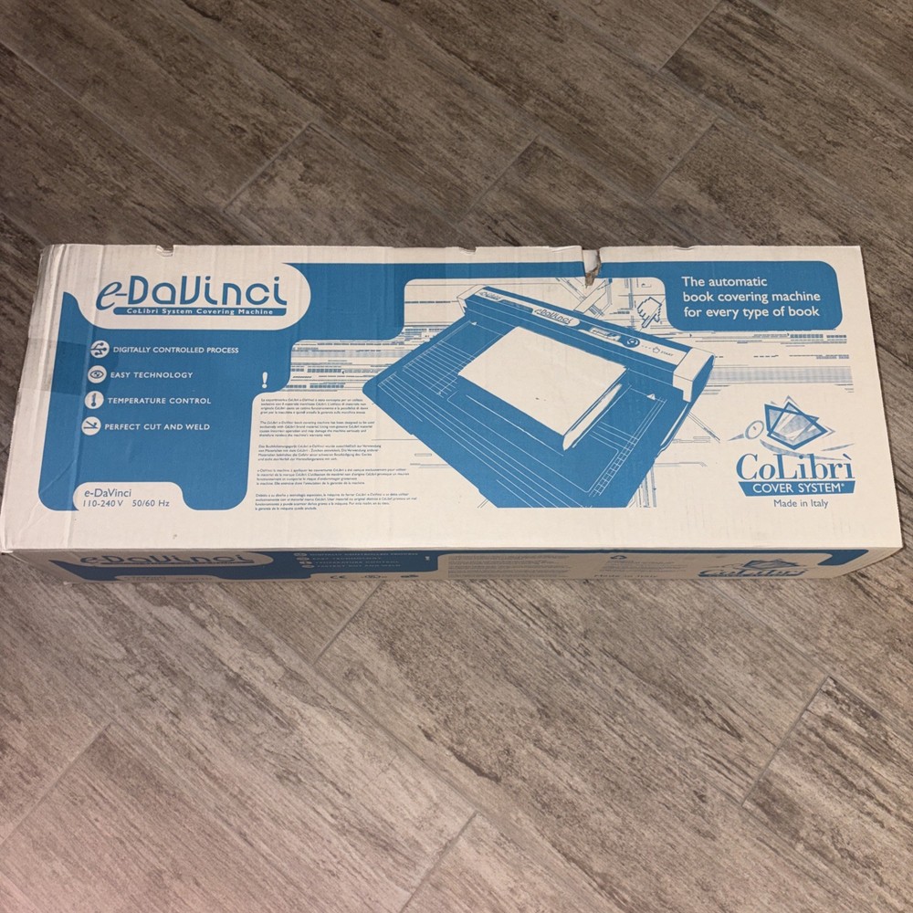 E-Davinci Colibri system covering machine