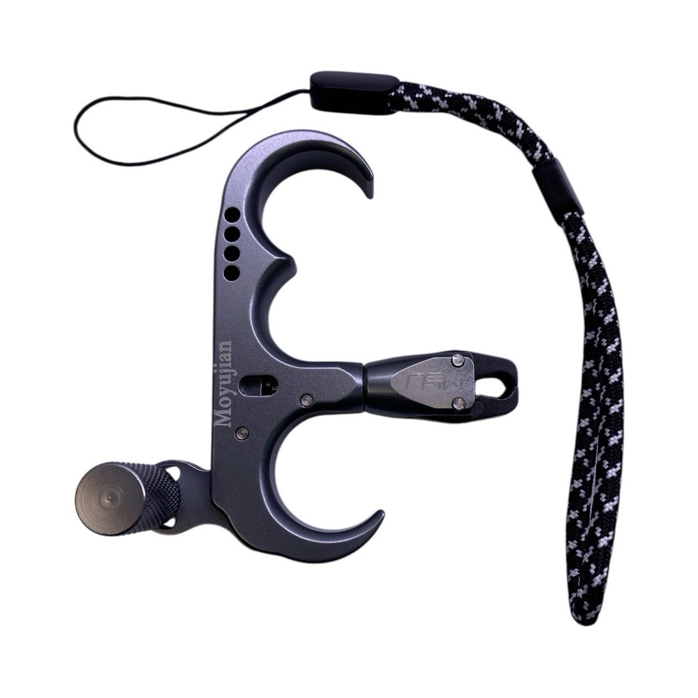 Moyujian Compound Bow Release,Archery Release Aids, 360 ° Rotatable Mechanize...