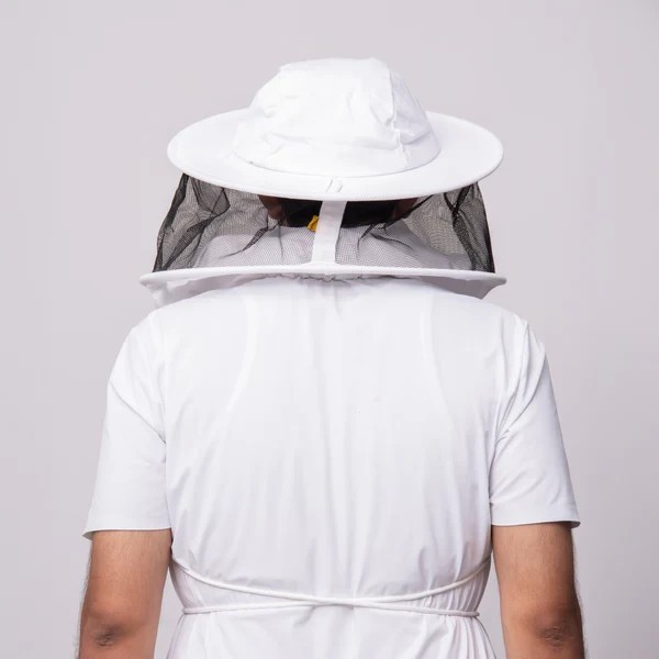 OZ ARMOUR Round Hat Veil With Strings