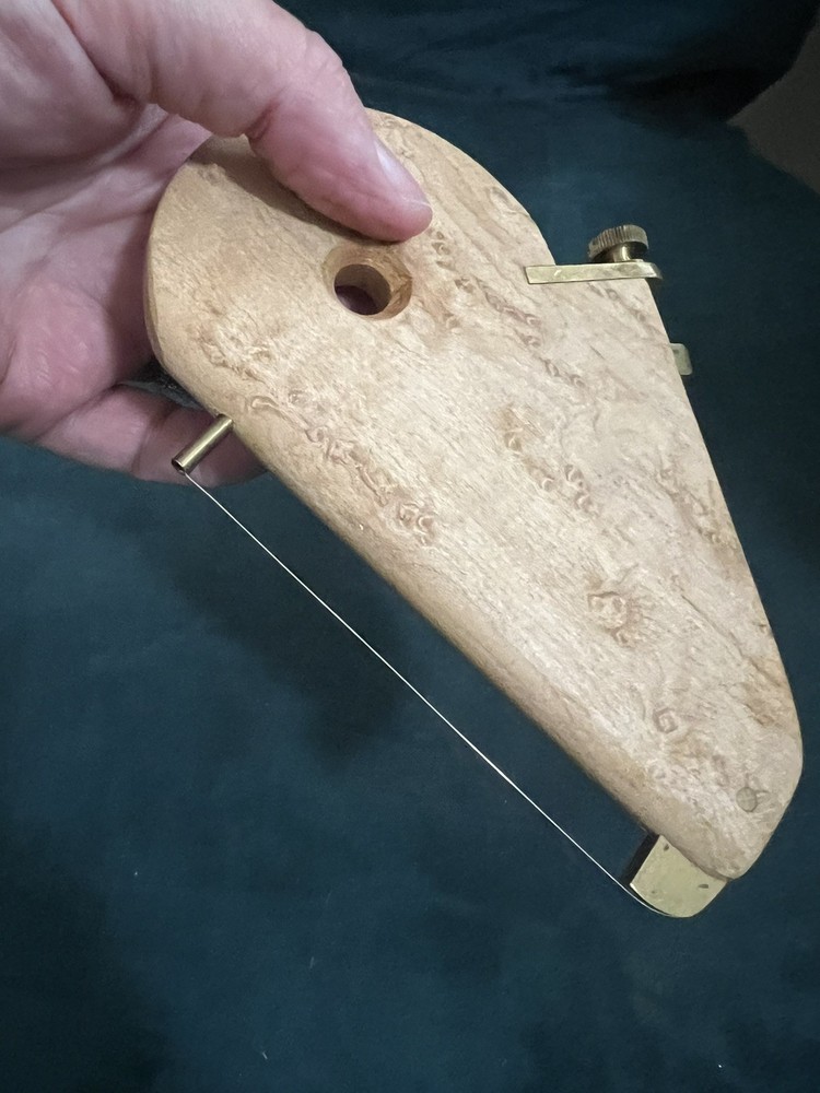 MCM Teak Wire Cheese Slicer
