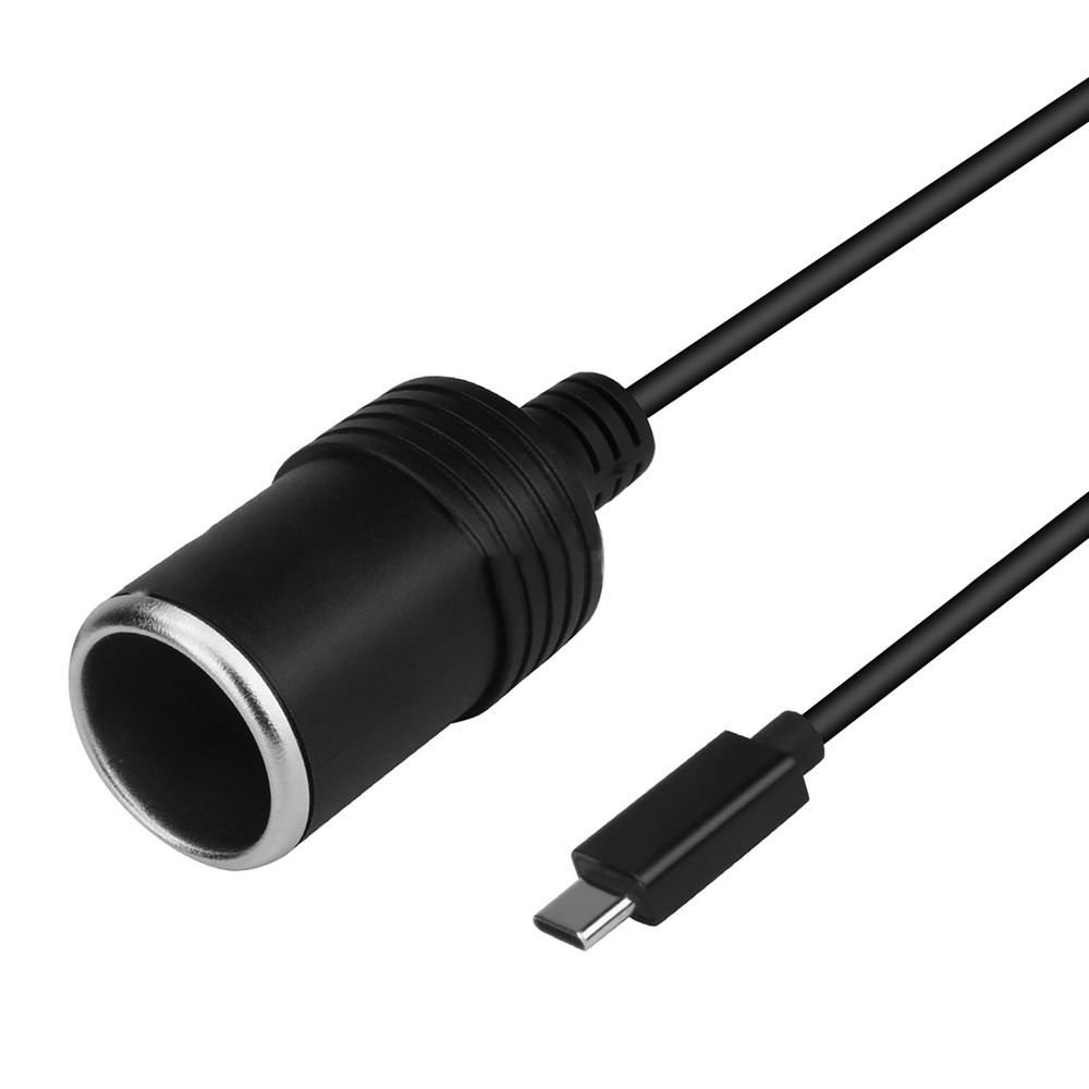 USB Type C to Car Cigarette Lighter Socket Adapter For 45W PD Charger bb