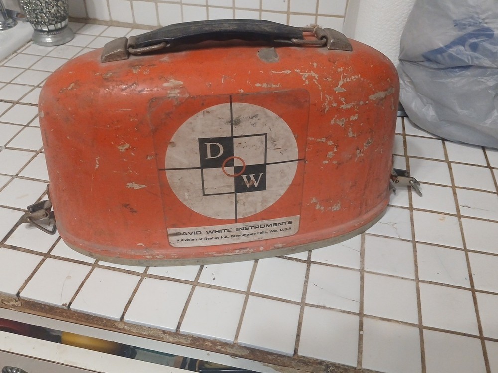Vintage David White Transit Surveying Scope Model 8090 With Case
