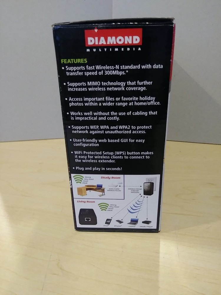 DIAMOND - WIRELESS RANGE EXTENDER - WR300N