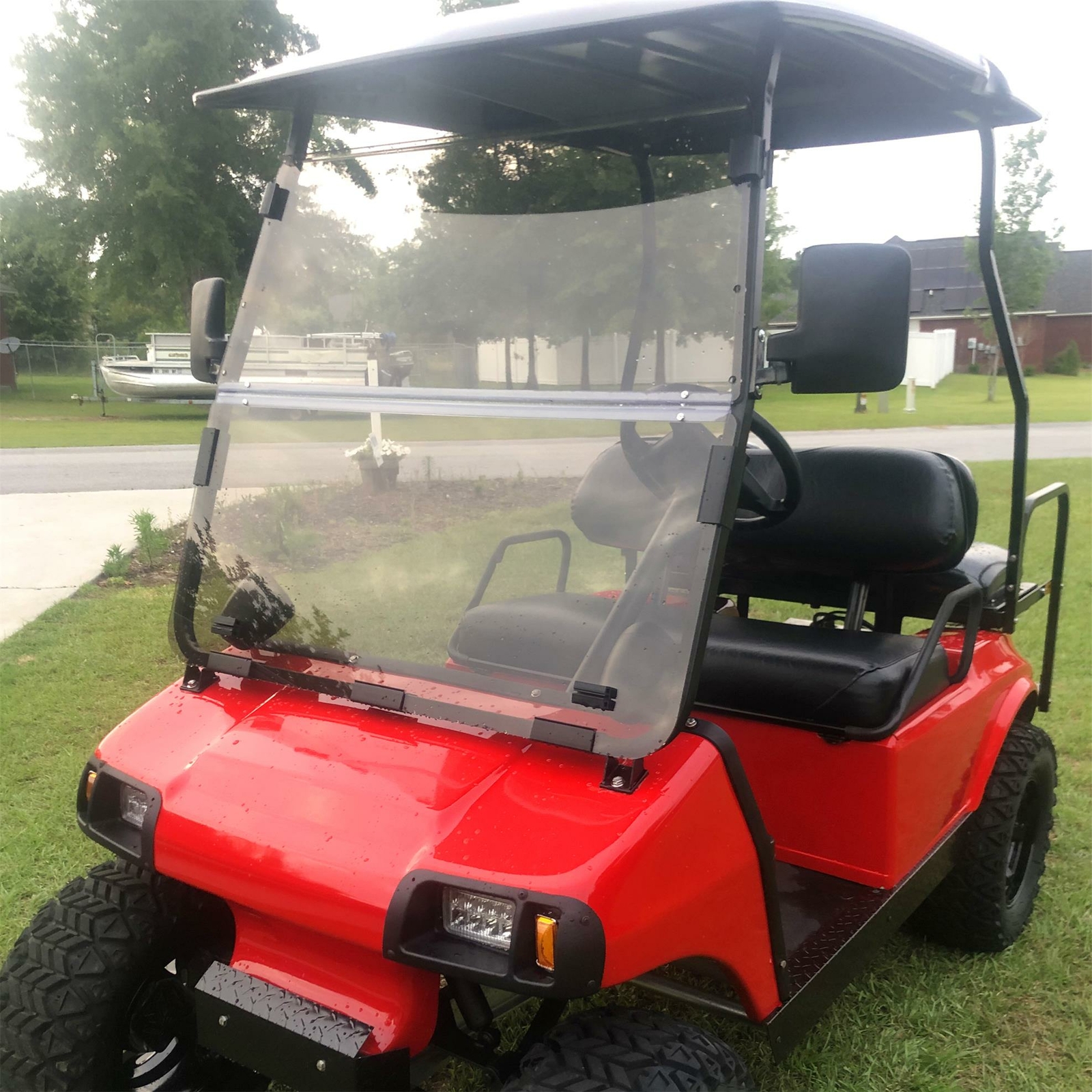 Tinted Windshield For Club Car DS 2000.5 -UP Golf Cart Folding Windscreen