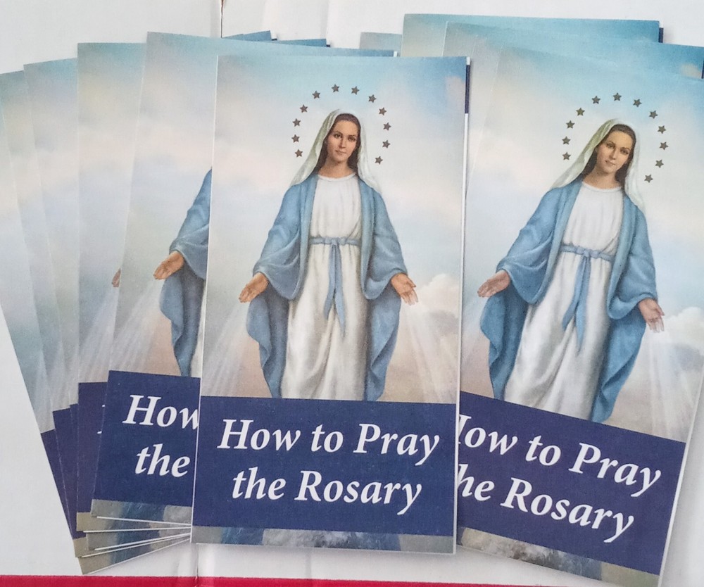 How To Pray The Rosary Pamplet 12pcs