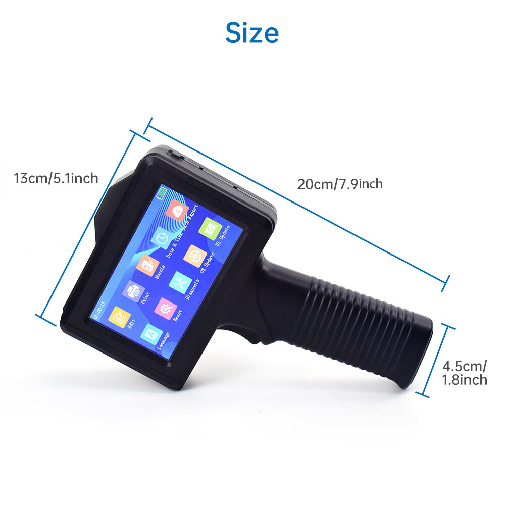 Handheld Inkjet Printer 600DPI Date Brand QR Barcode Coding Logo Digetal achine