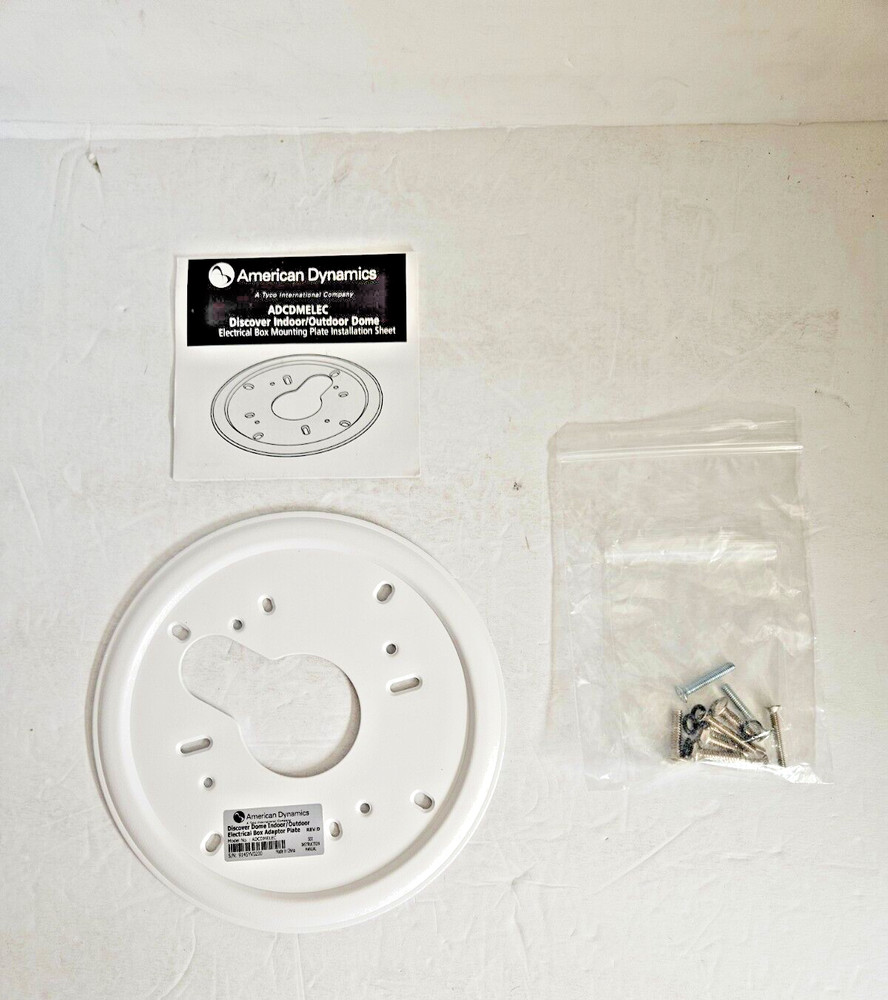 American Dynamics ADCDMELEC Electrical Box Mount Plate NEW