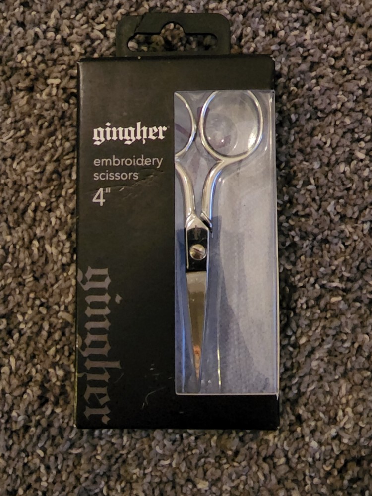 Gingher Embroidery Scissors, 4"
