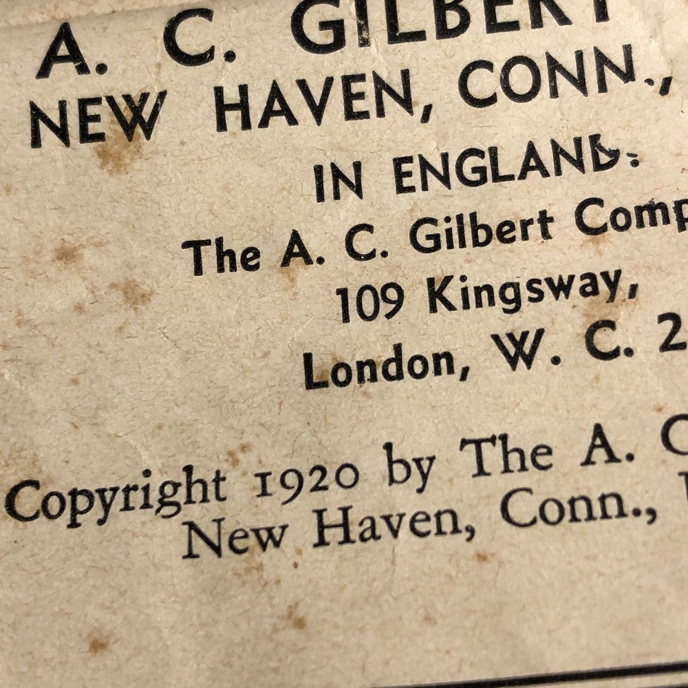 antique Gilbert Puzzle Parties complete (716)