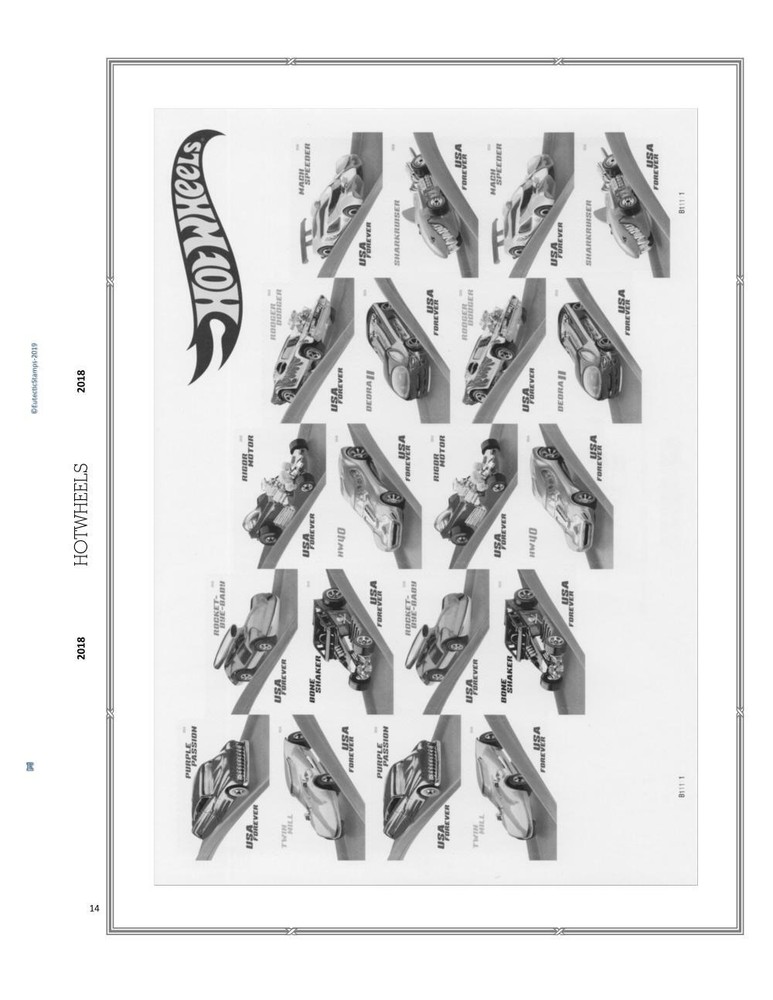 2018 U.S. Commemorative Singles COMPLETE Supplement (White Ace Alternative)