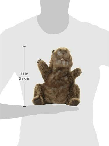 Folkmanis Groundhog Puppet, 14"