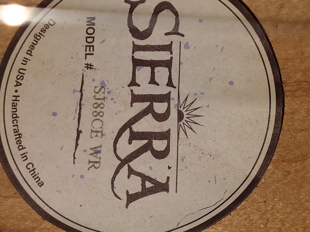 GUITAR!!!!! GREAT SHAPE sierra SJ88CE Wr