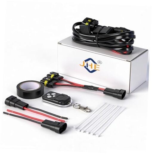 Jihe Wireless Remote Control Wiring Harness Kit for LED