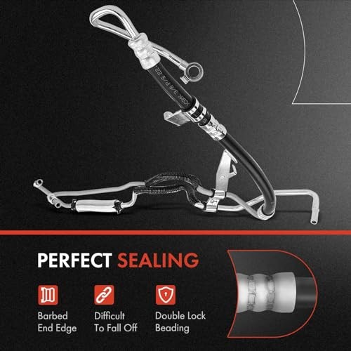 Power Steering Pressure & Return Hoses Line Assembly Compatible with Scion tC