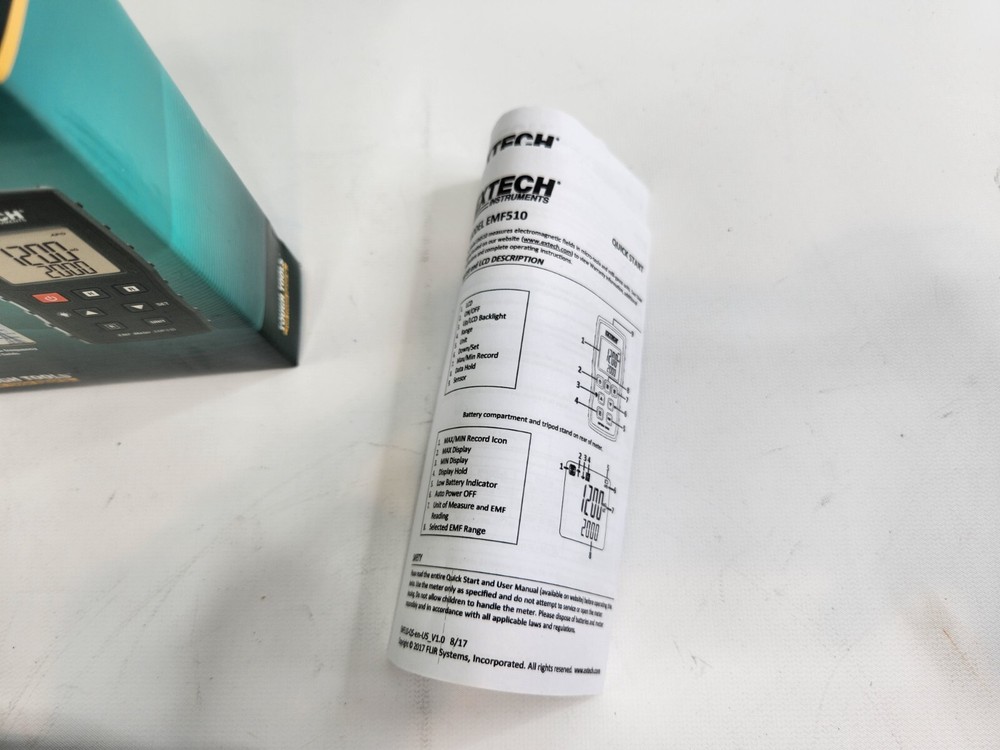 Extech EMF510 EMF/ELF Meter - Brand new open box