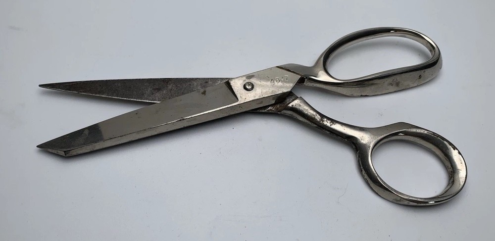 Vintage Case XX 40-7 Chrome Scissors Shears 7"