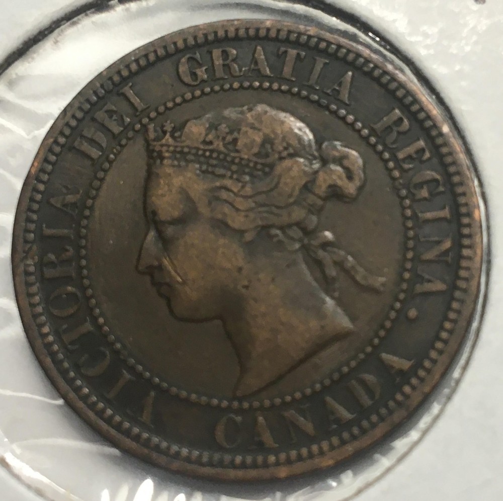 1876 Canada Copper Large Cent