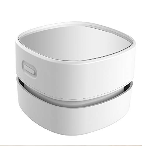 Desktop Vacuum Cleaner, Mini Table dust Sweeper Energy Saving,High White