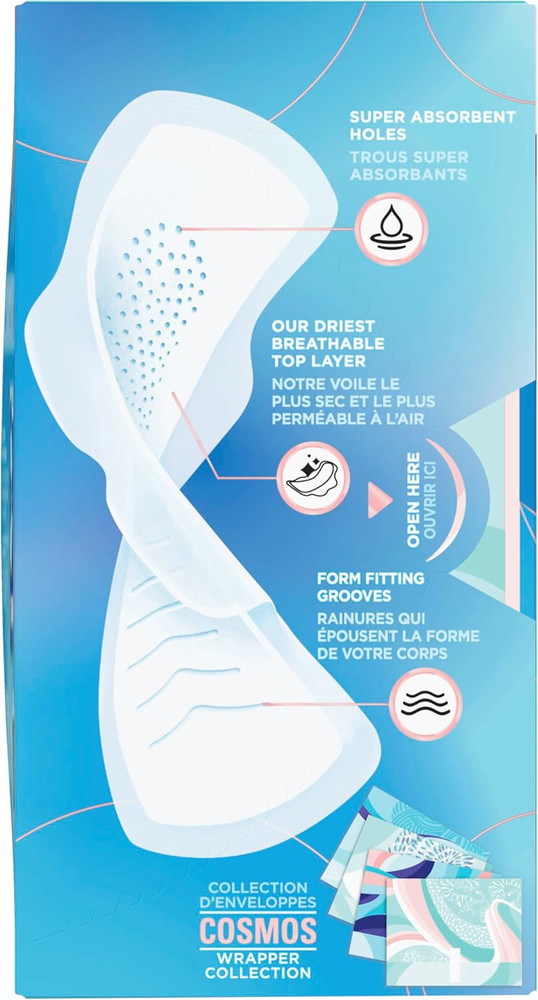 Always Infinity Flexfoam Pads, Size 3, Extra Heavy Absorbency, 84 Count