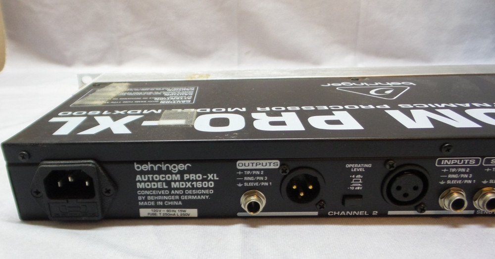 Behringer MDX1600 Autocom Pro-XL Audio Interactive Processor - USED/WORKS