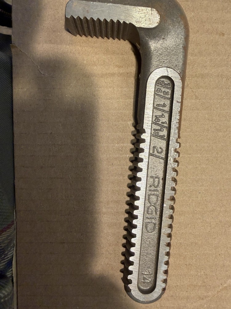 RIDGID Pipe Wrench Hook Jaws-Various sizes NOS