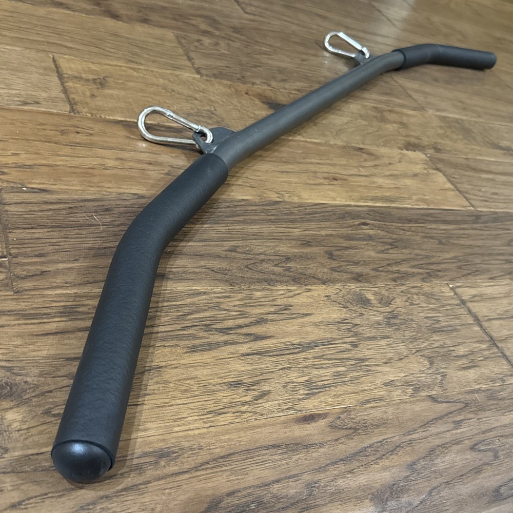 Bowflex Lat Pull Down Bar OEM D-Ring Ultimate 2 Xtreme w/ Clips FREE SHIPPING
