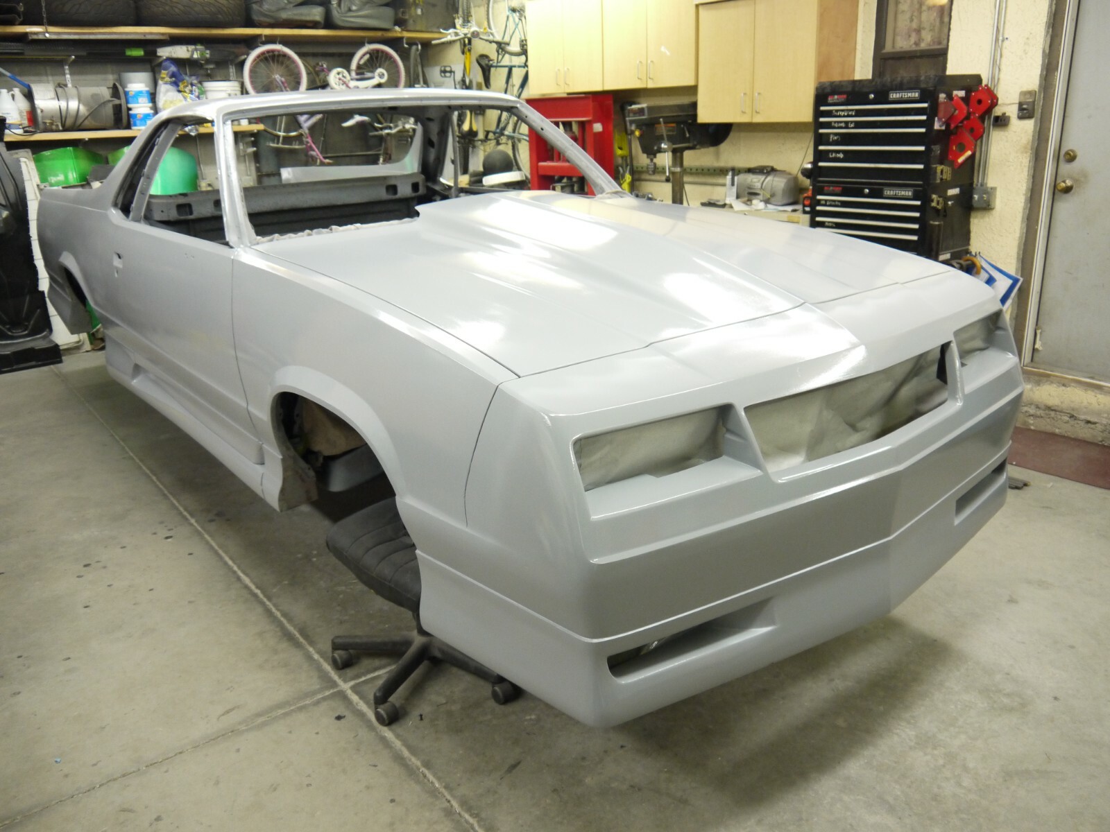 El Camino Chevy Choo Choo Custom Pro Street Tubbed G-body Rotisserie Restored