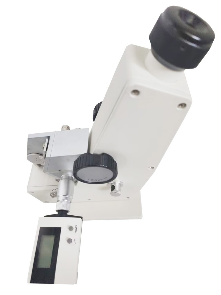 Abbe Refractometer Lab Abbe Refractometer Monocular with Accuracy ±0.0002nD
