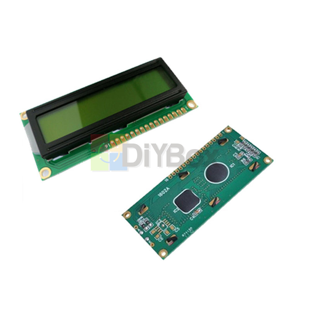 162 1602 LCD HD44780 Controller 16x2 Characters Display Module Yellow Backlight