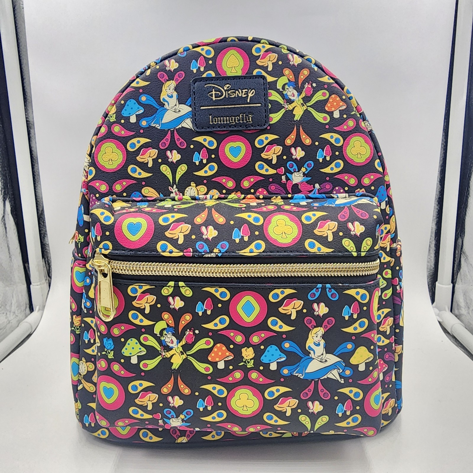 Loungefly Disney Alice in Wonderland Retro Mini Backpack NWT