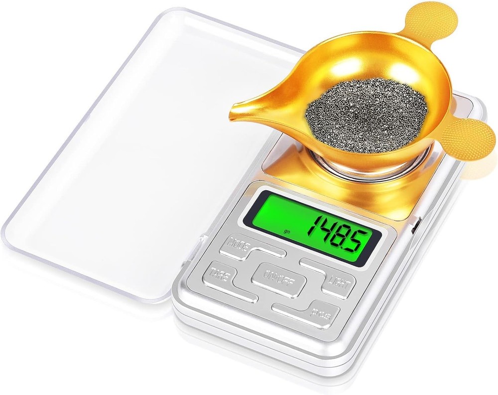 THINKSCALE Digital Reloading Scale 1500 Grain / 0.1Gn with LCD Display for Reloa