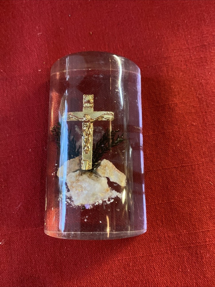 Crucifix In Lucite