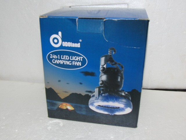Odoland 2 in 1 LED Camping Lantern with Ceiling Fan NEW