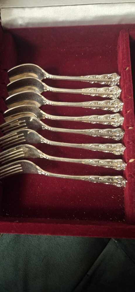 Vintage Ecko Eterna Lilliane Silverplate Korea Silverware 20pc