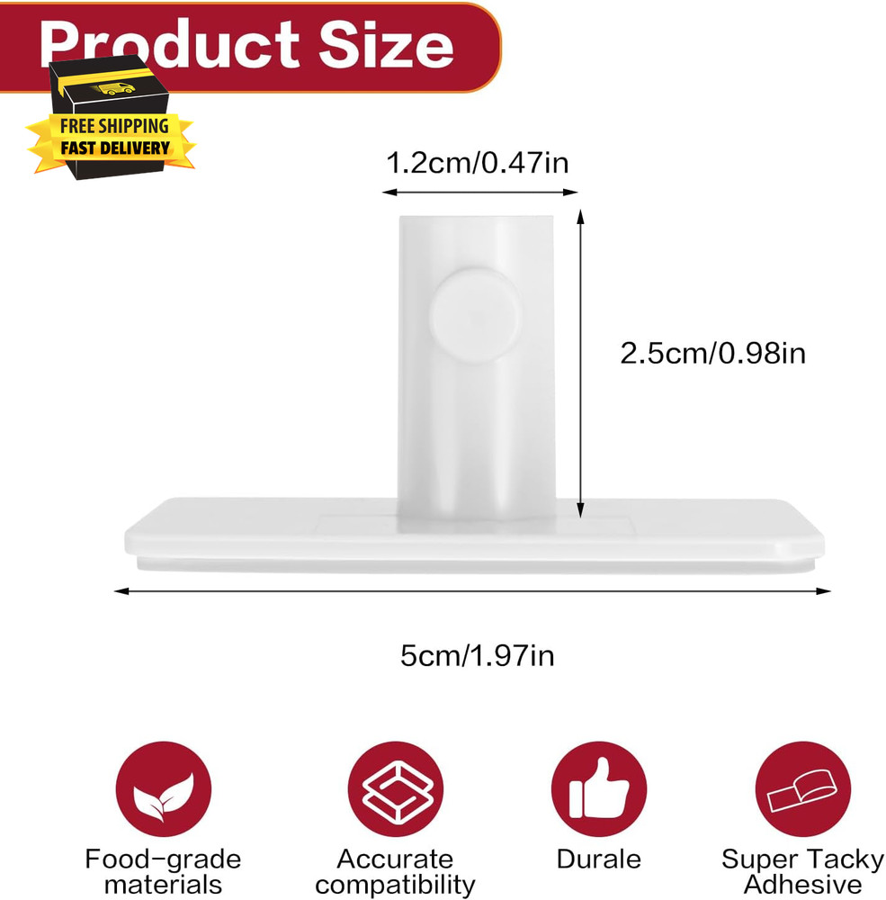 Stand Mixer Attachment Organizer for Kitchenaid Accessories, White ⭐️⭐️⭐️⭐️⭐️